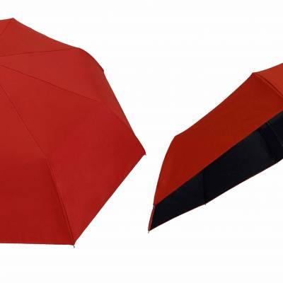 21 BLACK COATED FOLDABLE UMBRELLA