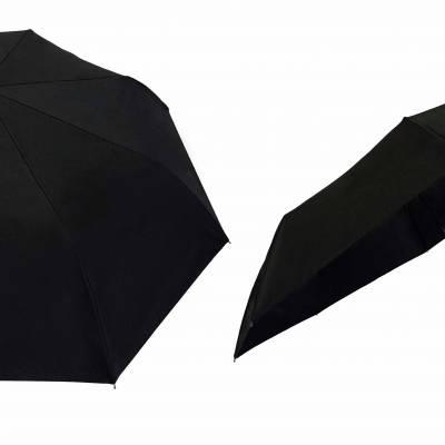 21 BLACK COATED FOLDABLE UMBRELLA