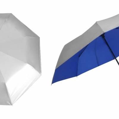 21 MINI 3 FOLD UMBRELLA (SILVER COATED)