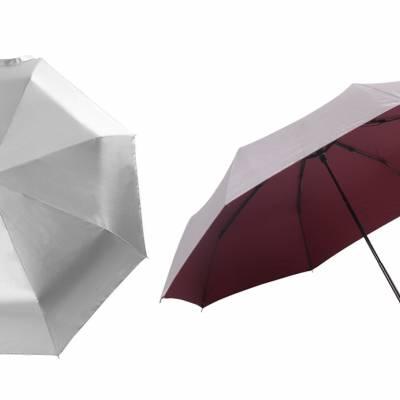 21 MINI 3 FOLD UMBRELLA (SILVER COATED)