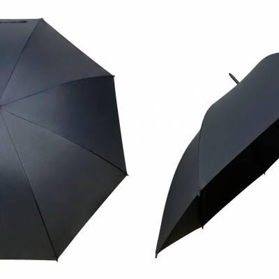 30 BLACK COATED GOLF UMBRELLA (BLACK METAL)