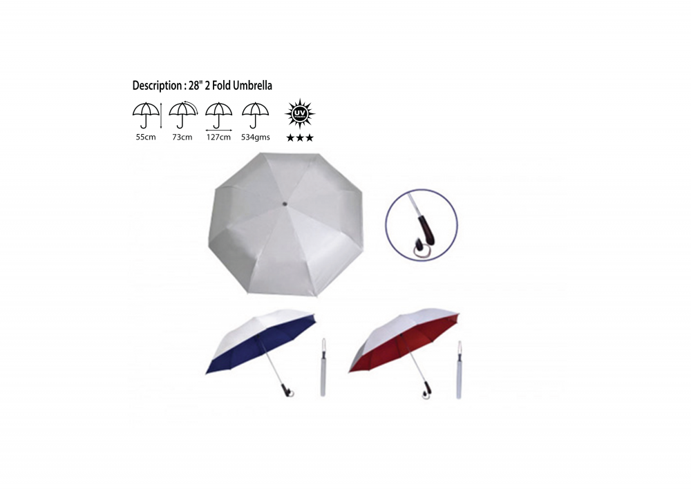 28 2 FOLD UMBRELLA